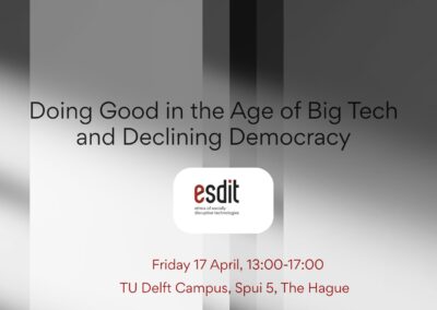 Doing Good in the Age of Big Tech and Declining Democracy: Public Event