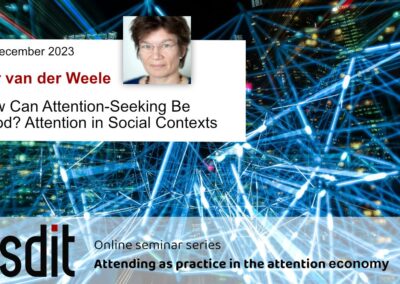 How Can Attention-Seeking Be Good? Seminar Recording Now Online